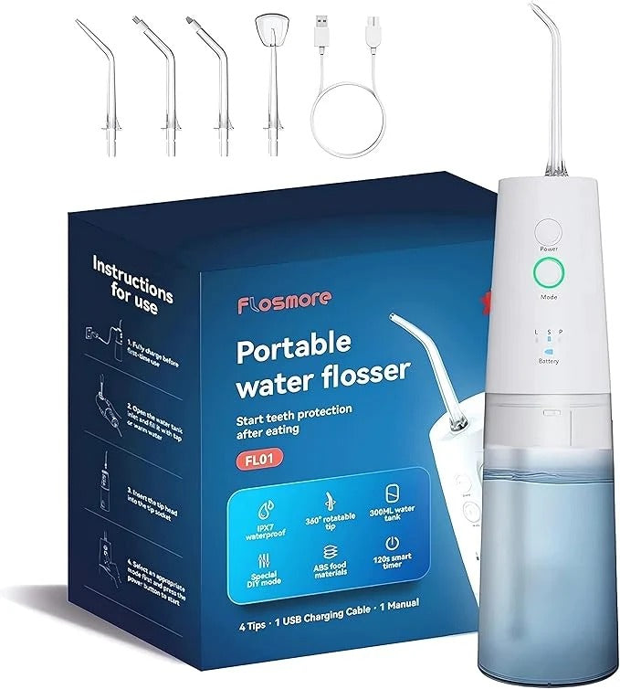 Flosmore Portable Water Flosser