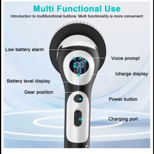 9-in-1 Multi-Function Electric Cleaning Brush