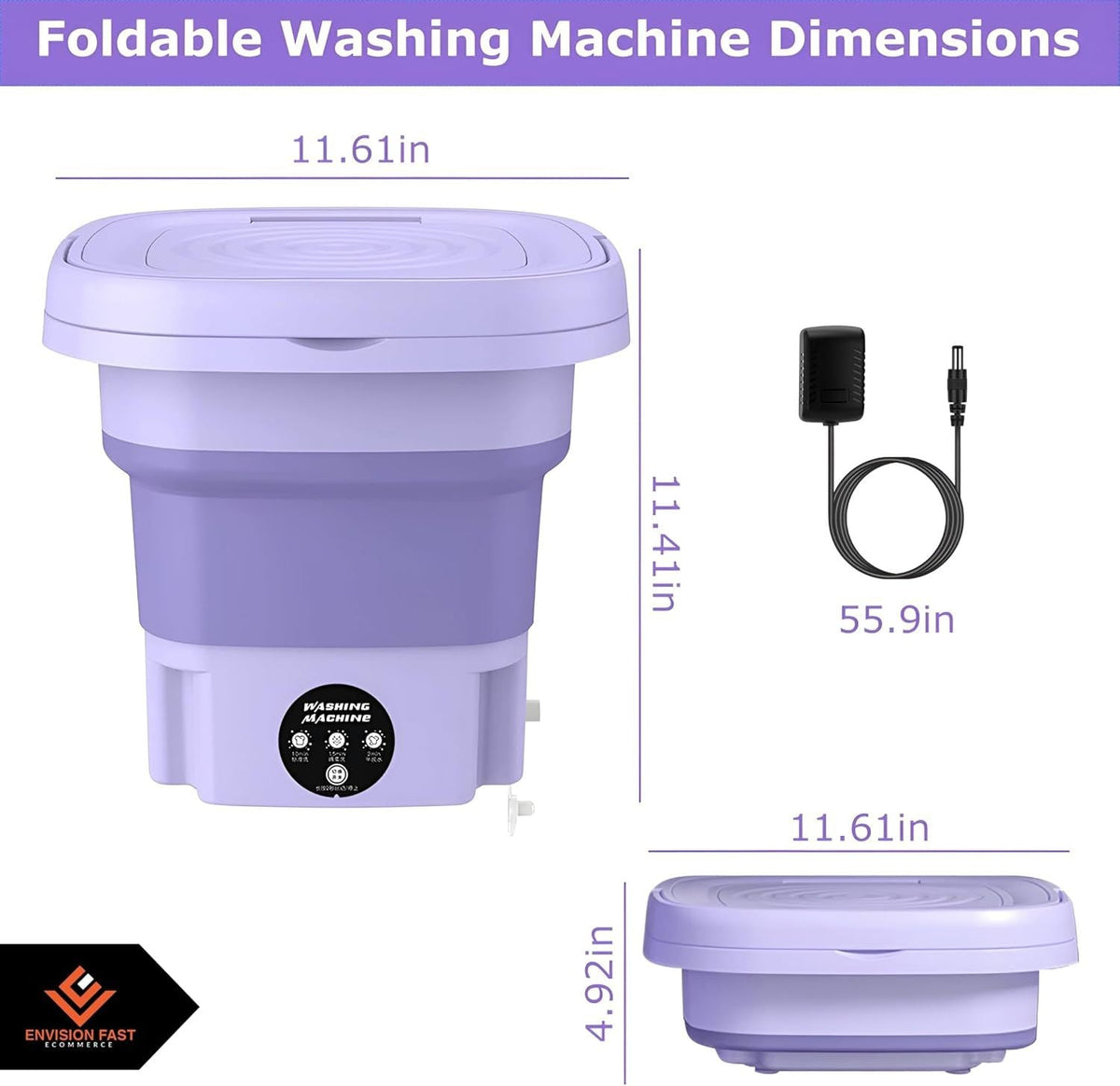 Mini Washing Machine with Dryer